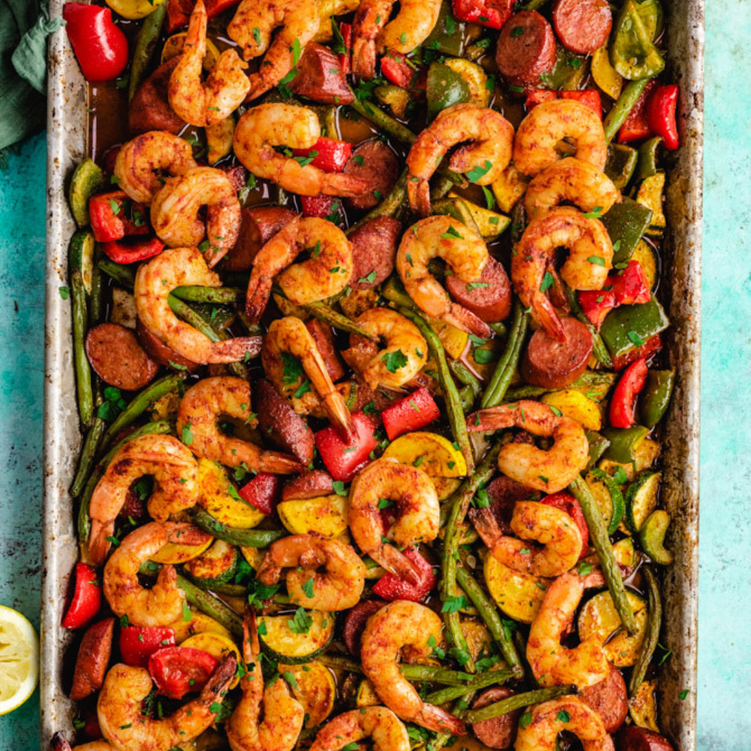 Spicy Shrimp and Sausage with Piri Piri Aioli - fourfathersfoodco