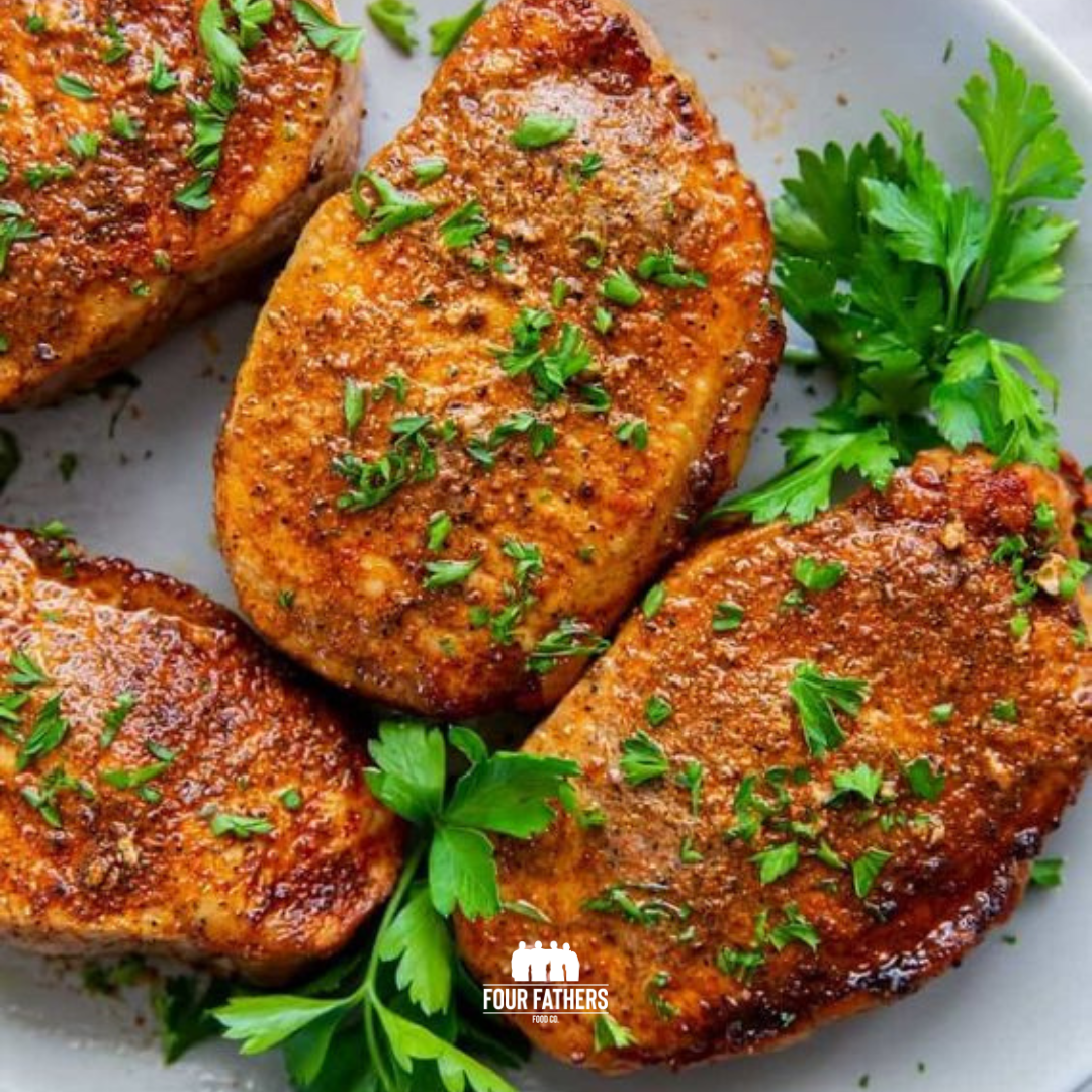 Crispy Air Fryer Spicy Habanero Pork Chops