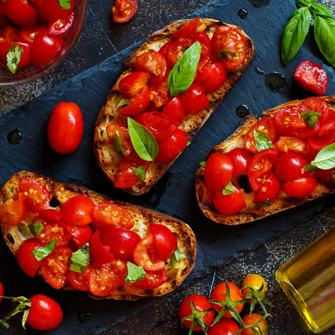 Authentic Italian Cayenne Bruschetta